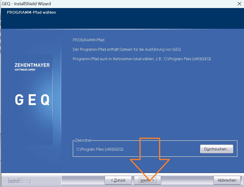 Screenshot Schritt 4: Installationspfad bestätigen