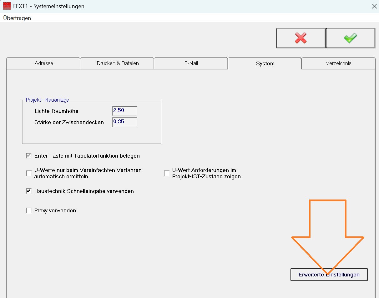 Screenshot Schritt 6: Erweiterte Einstellungen öffnen
